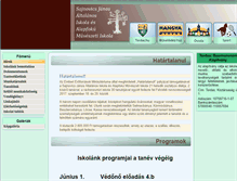 Tablet Screenshot of iskola.tordas.hu